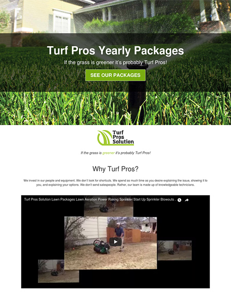 Turf Pros Yearly Packages